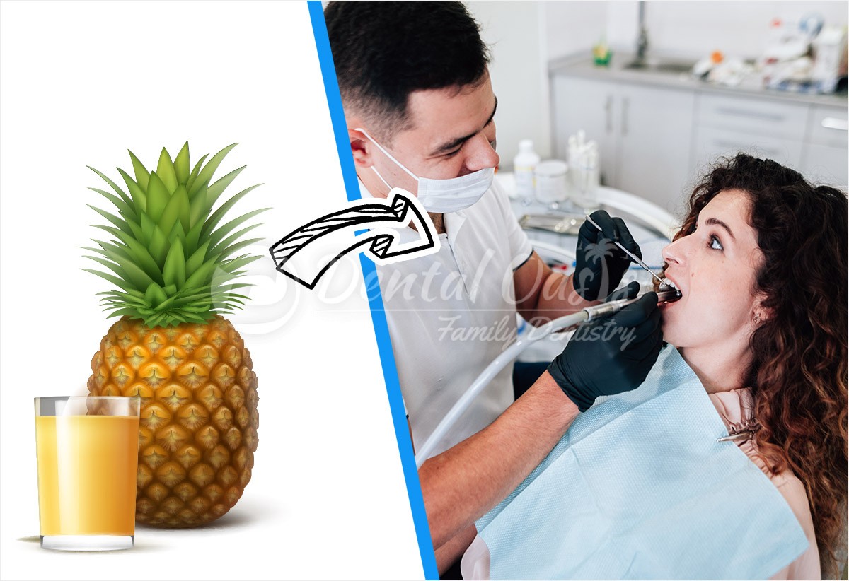 pineapple juice before wisdom teeth